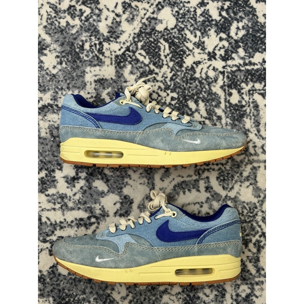 NIKE AIR MAX 1 PREMIUM "DIRTY DENIM" MINERAL SLATE BLUE SZ 9.5 [DV3050-300]